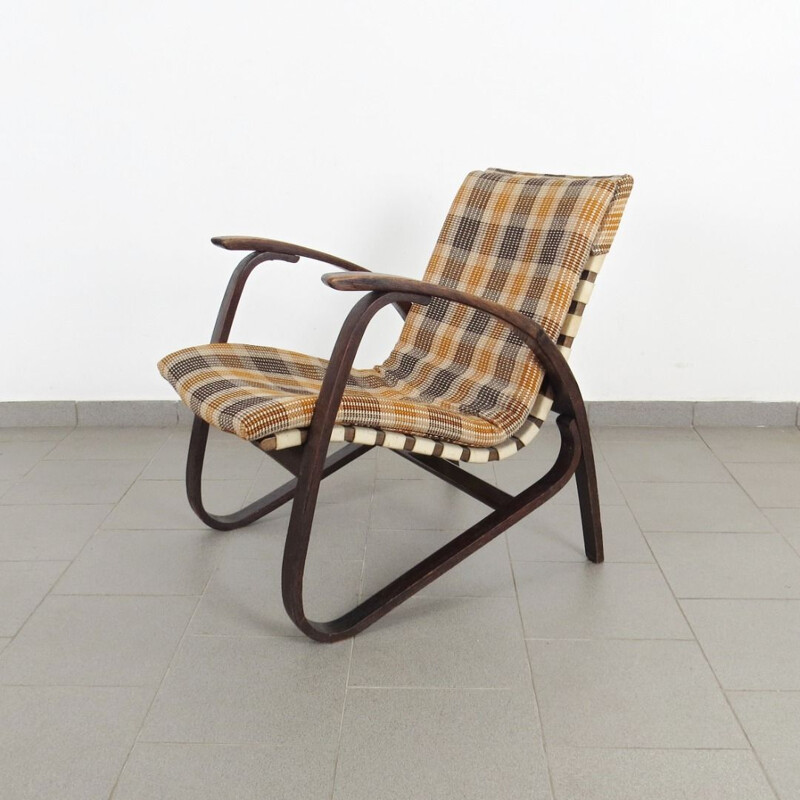 Ensemble de fauteuils vintage produits par Jan Vanek 1940