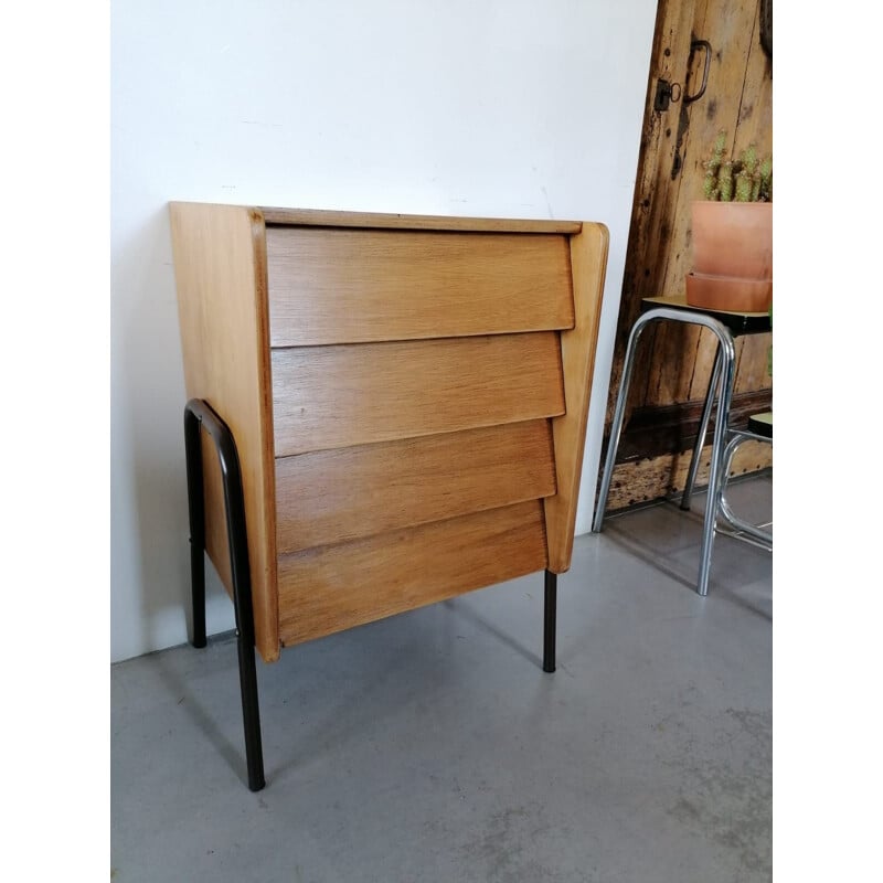 Petite meuble de rangement vintage 1960
