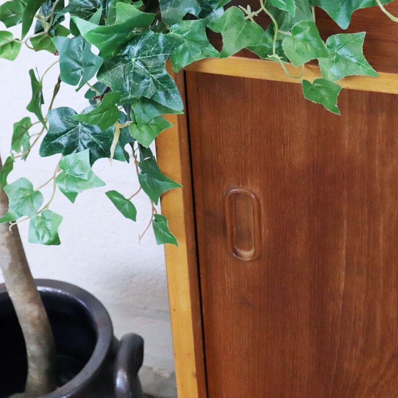 Teak and oak chest of drawers Sweden 1960