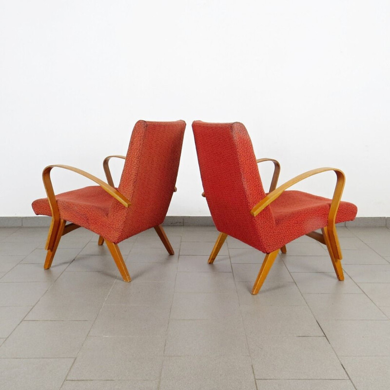 Ensemble de fauteuils vintage produits par Frantisek Jirak en Tchécoslovaquie 1970