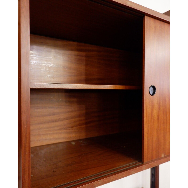 Italian Teak Modular Shelving system 1960