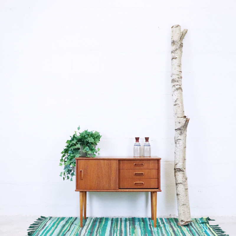 Small Scandinavian teak console, 1960