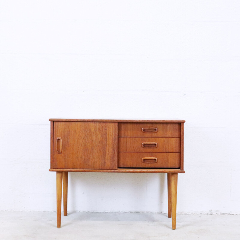 Small Scandinavian teak console, 1960