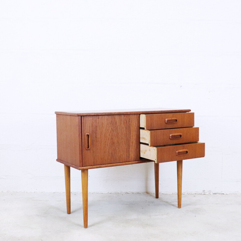 Small Scandinavian teak console, 1960