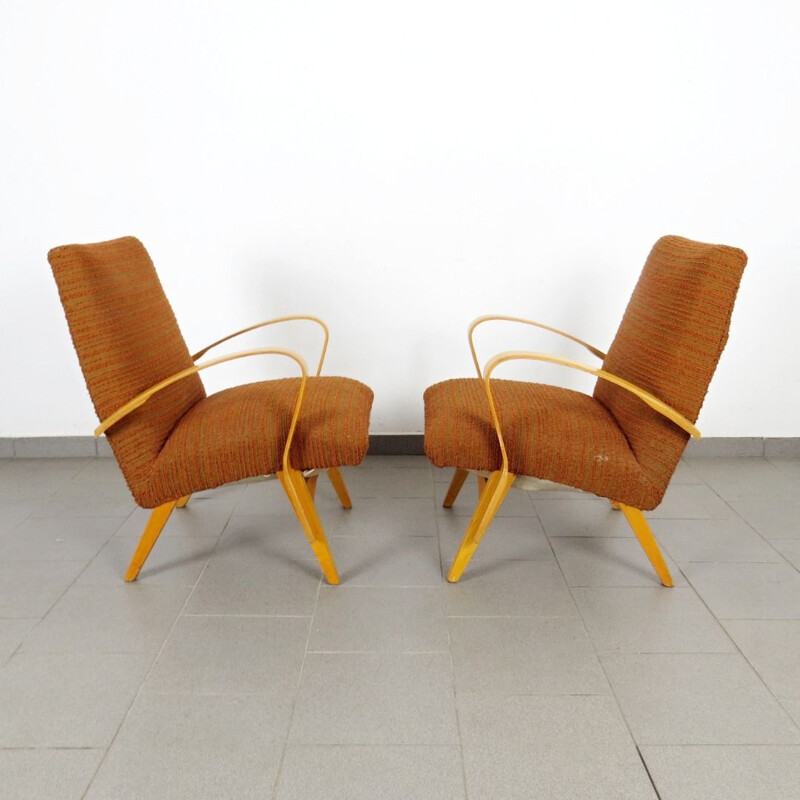 Paire de fauteuils vintage produit par Frantisek Jirak, Tchécoslovaquie 1960