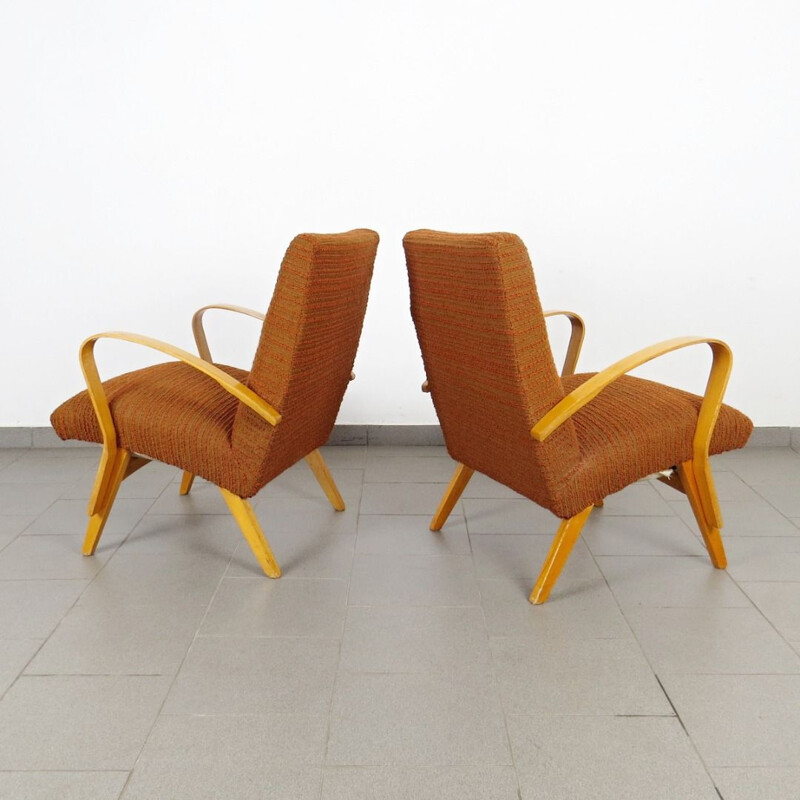 Pair of armchairs produced by Frantisek Jirak, Czechoslovakia 1960's