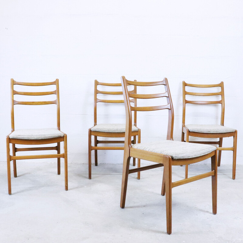 Set de 4 chaises de table vintage, Suède 1960