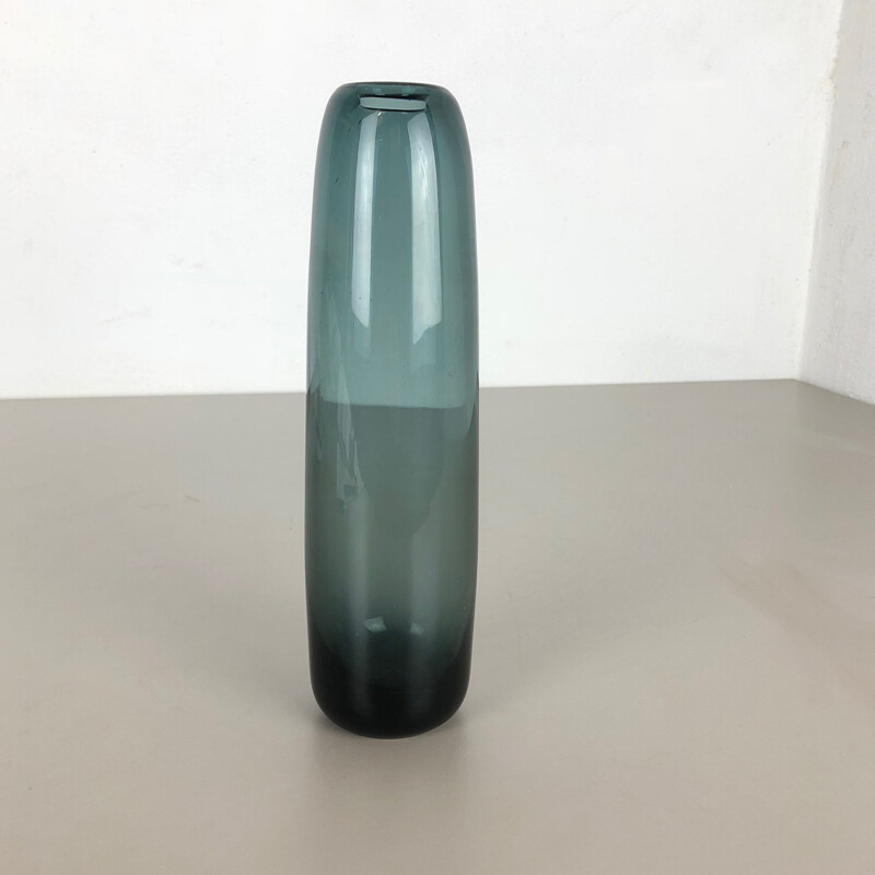 Large Vintage Turmalin Vase by Wilhelm Wagenfeld for WMF, Germany Bauhaus 1960s