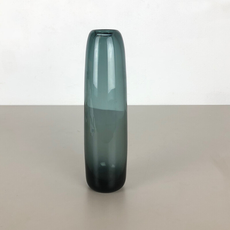 Large Vintage Turmalin Vase by Wilhelm Wagenfeld for WMF, Germany Bauhaus 1960s