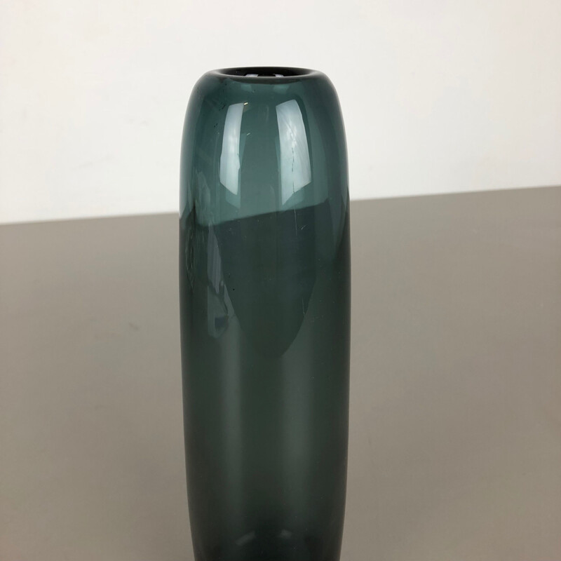 Grande vaso de turmalina de Wilhelm Wagenfeld para WMF, Alemanha Bauhaus 1960