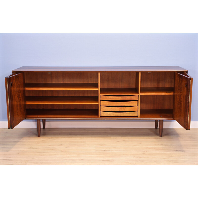 Danish sideboard in rosewood by Brouer Mobelfabrik 1960s