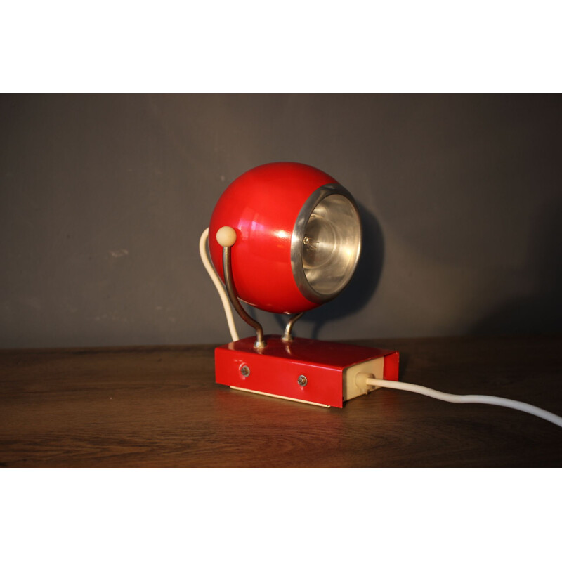 Vintage space age table lamp, Hungary 1970