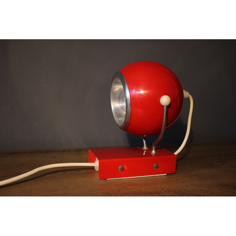 Vintage space age table lamp, Hungary 1970