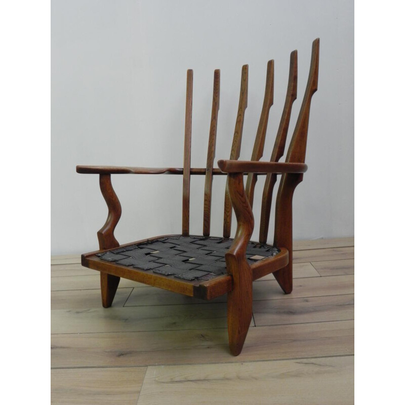 Paire de fauteuils "Grand Repos" Votre Maison, GUILLERME et CHAMBRON - 1960