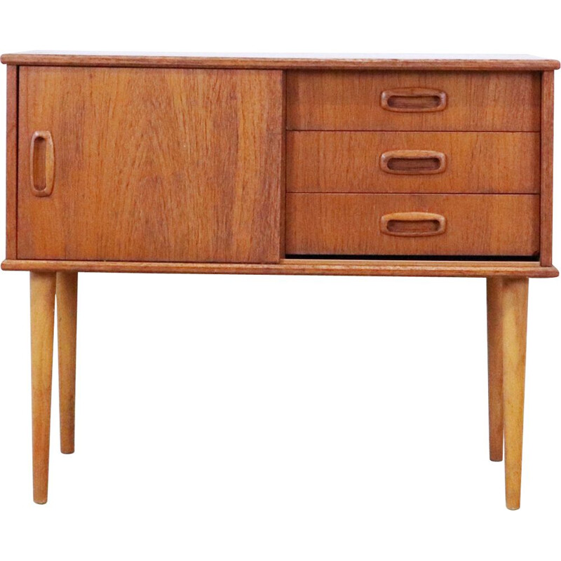 Small Scandinavian teak console, 1960