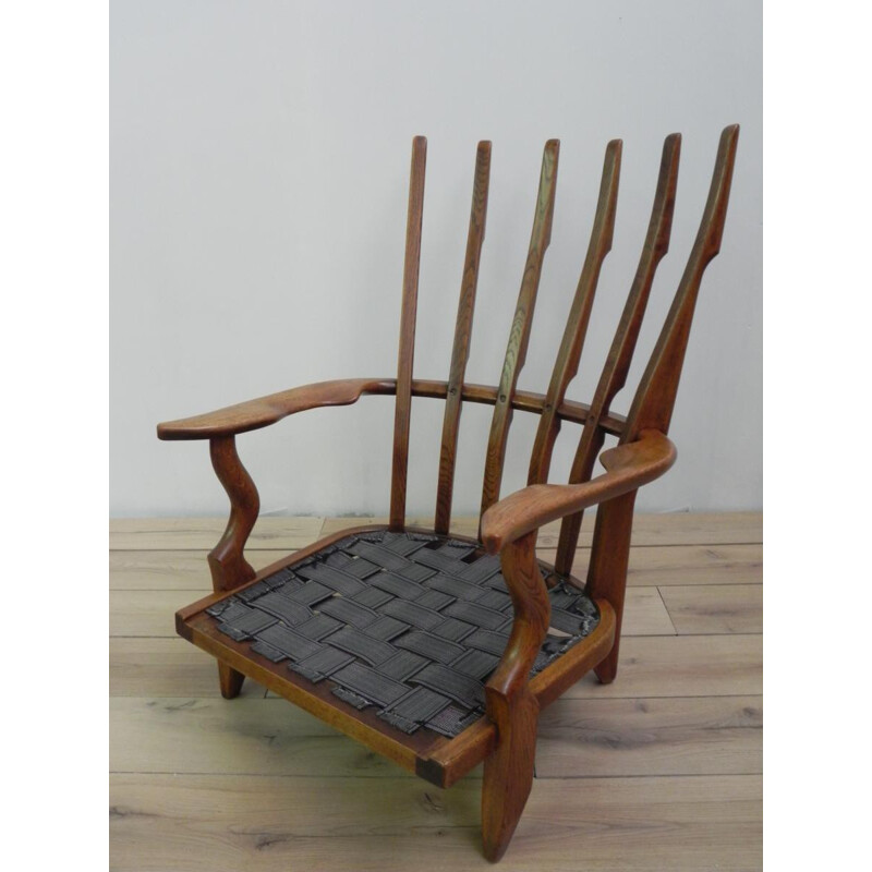 Paire de fauteuils "Grand Repos" Votre Maison, GUILLERME et CHAMBRON - 1960