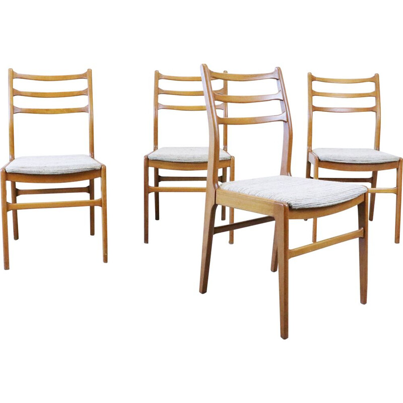 Set de 4 chaises de table vintage, Suède 1960