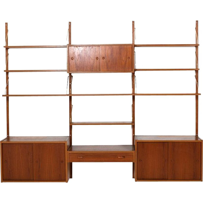 Danish Teak Shelf System by Preben Sørensen Mid Century