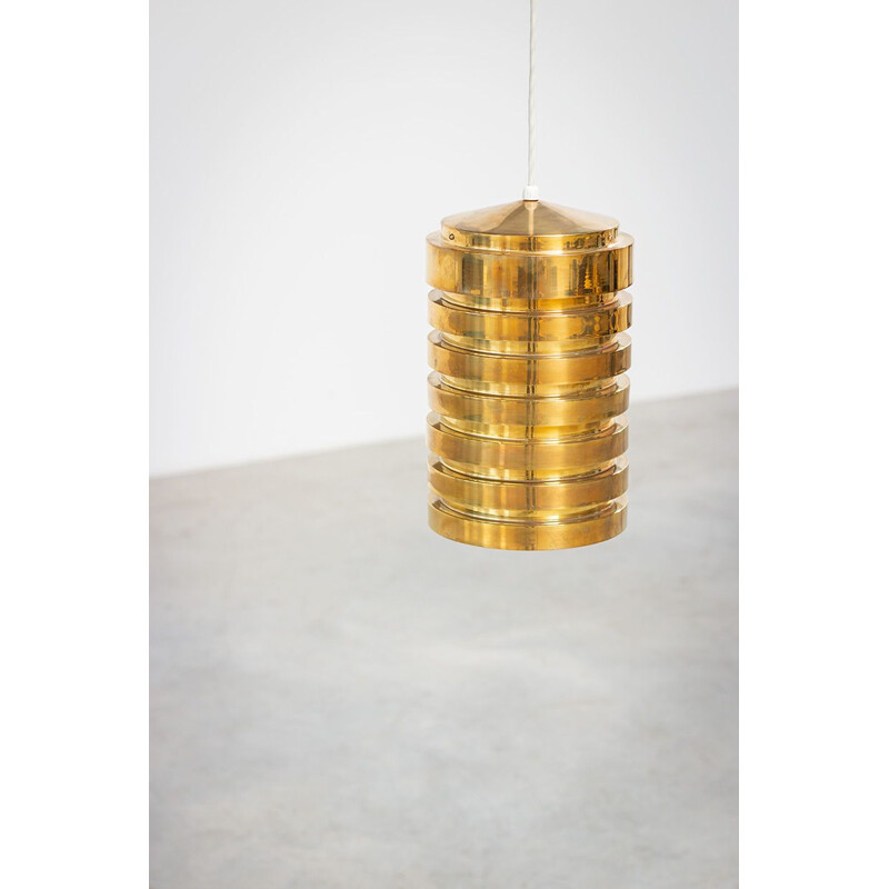 Brass light fixture by Hans Agne Jakobsson T487 Markaryd 1960