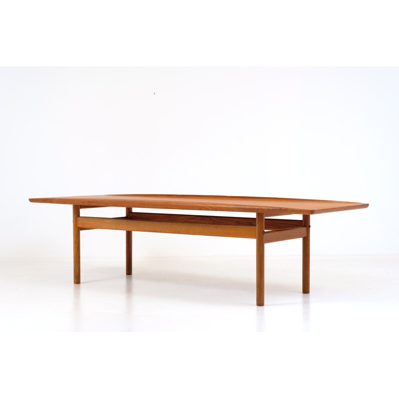 Table basse vintage Grete Jalk Edition Poul Jeppesens 1960