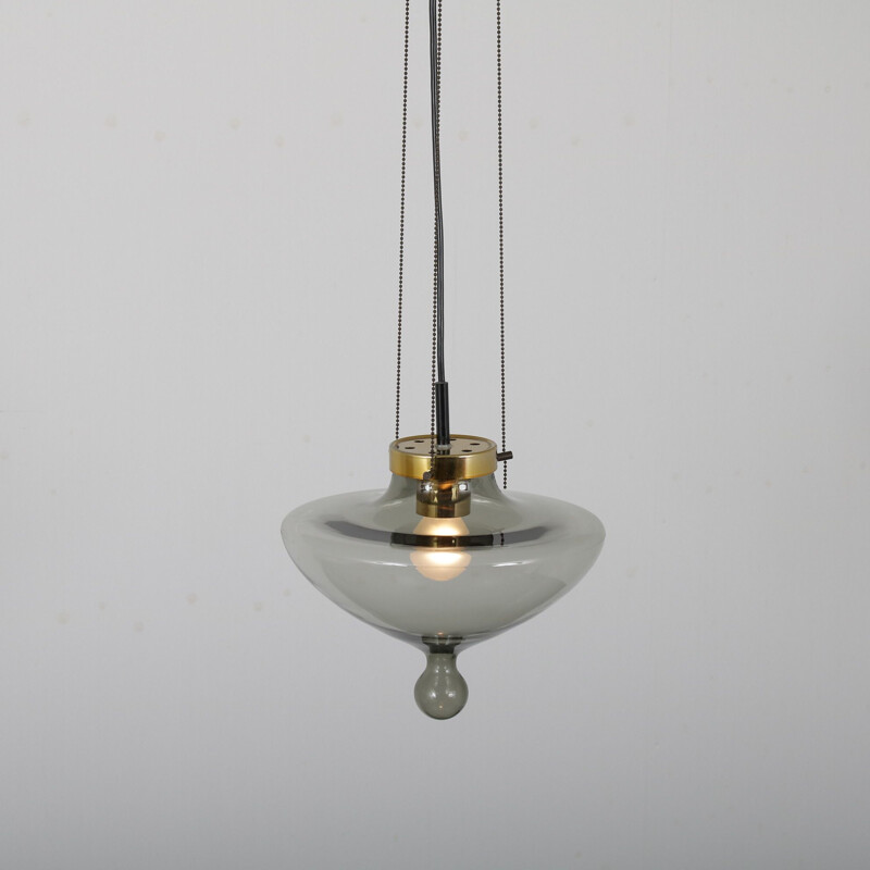 Chaparral hanging lamp glass 1960s