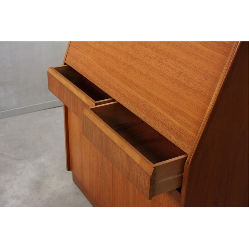 English Teak Secretaire from Remploy Mid-Century 1960s