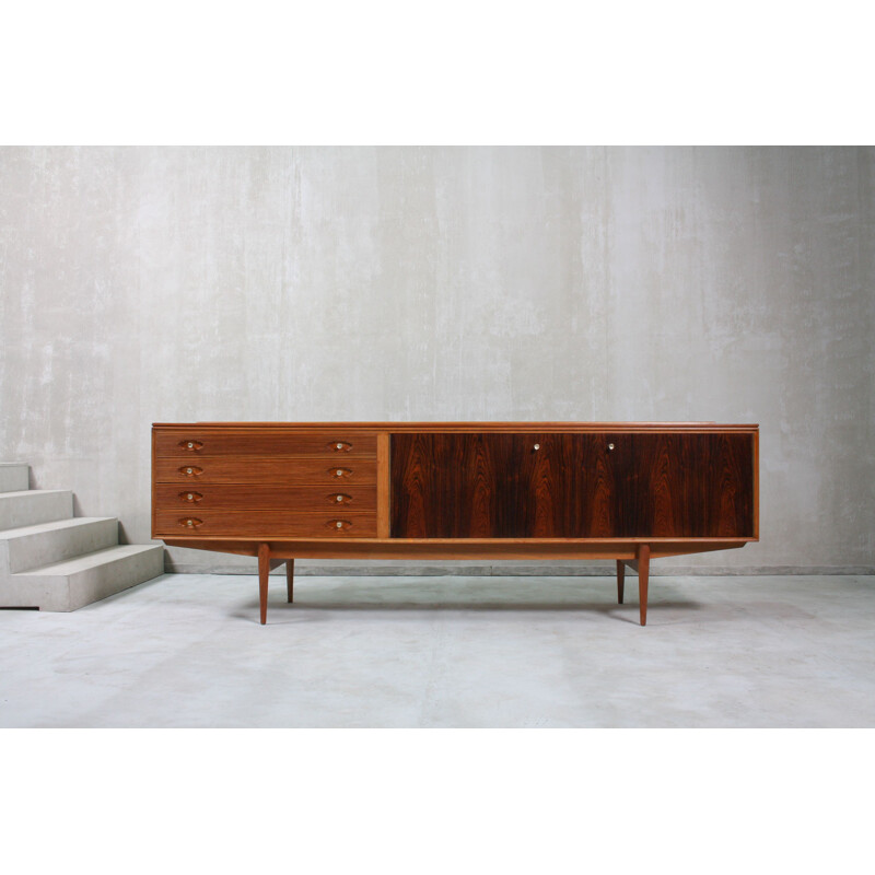 Brass and Rosewood Hamilton Sideboard by Robert Heritage for Archie Shine, 1950s