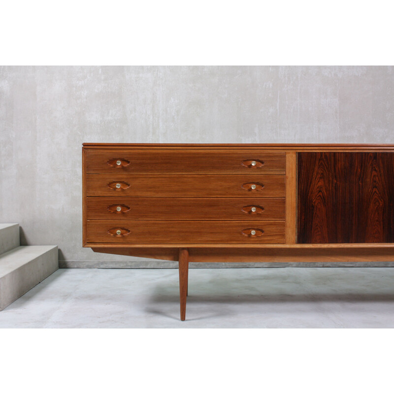 Brass and Rosewood Hamilton Sideboard by Robert Heritage for Archie Shine, 1950s