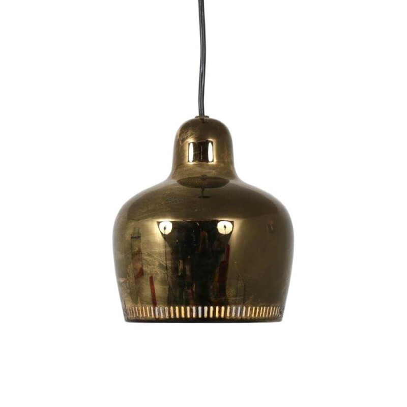 Pendant lamp Golden Bell by Alvar Aalto for Artek, 1950