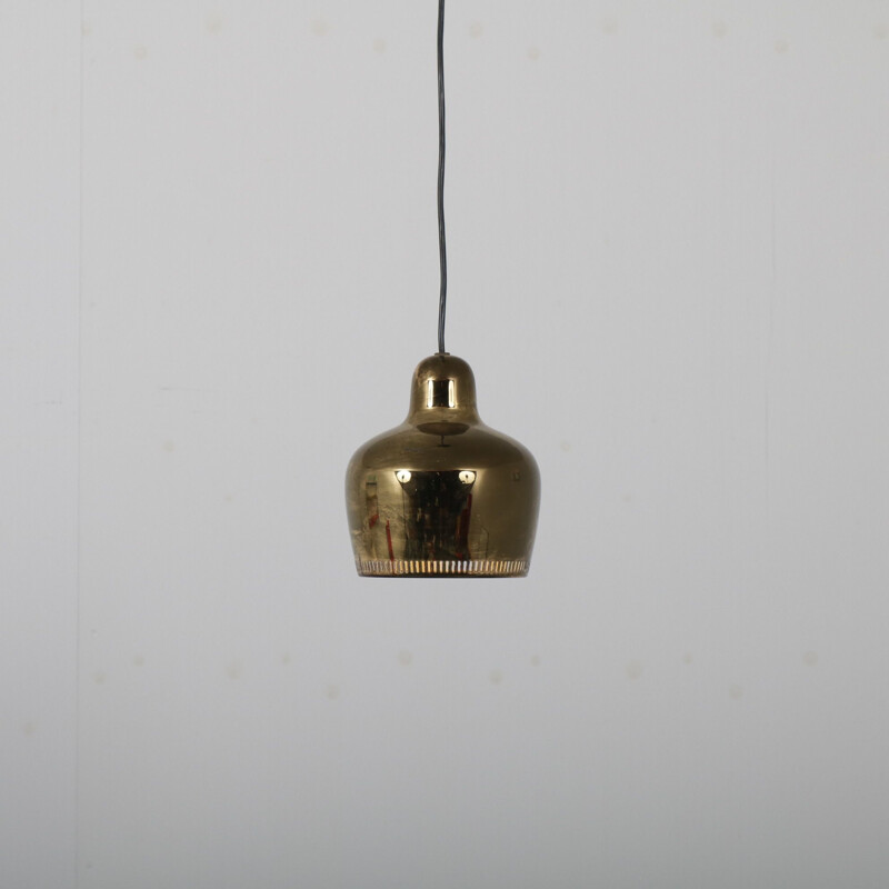 Pendant lamp Golden Bell by Alvar Aalto for Artek, 1950