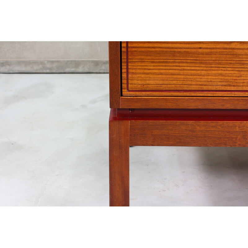  Vintage English sideboard, made from teak and features 1960s