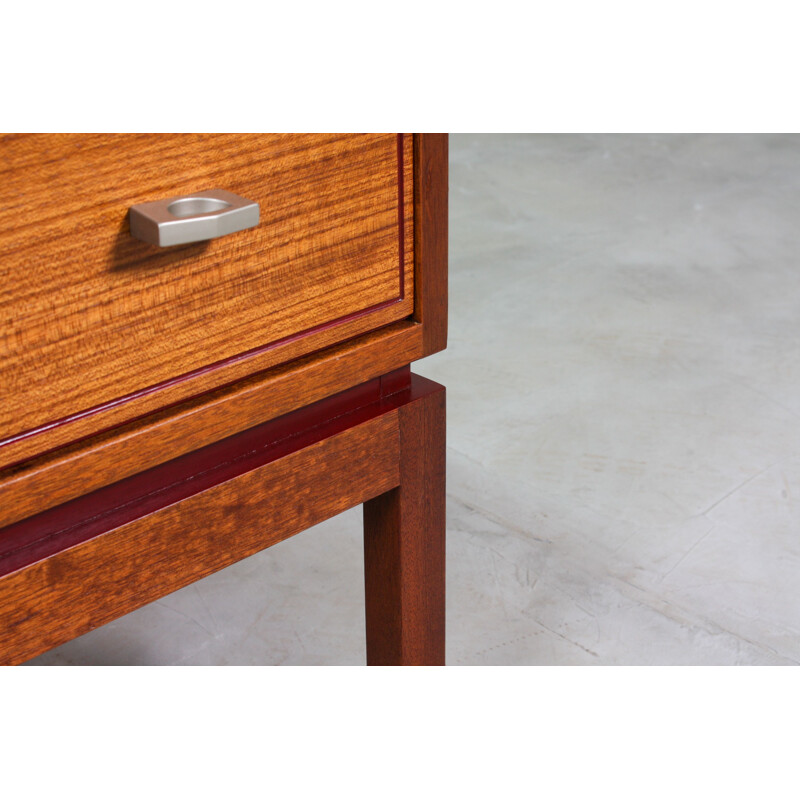  Vintage English sideboard, made from teak and features 1960s