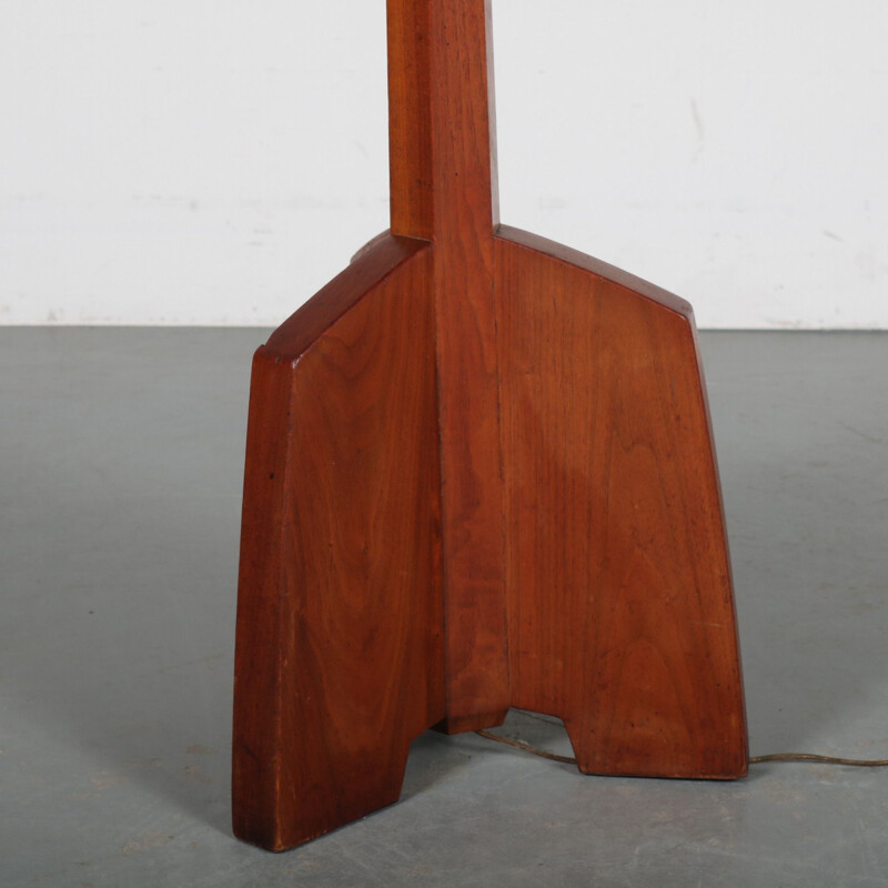 Rocket base floor lamp manufactured in the United States of America 1950s