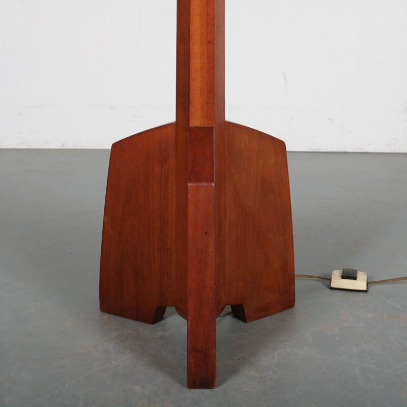 Rocket base floor lamp manufactured in the United States of America 1950s