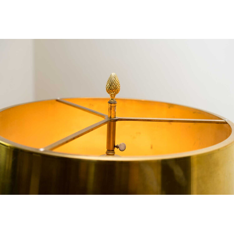 Lampe palmier vintage en bronze doré maison Charles 1970s