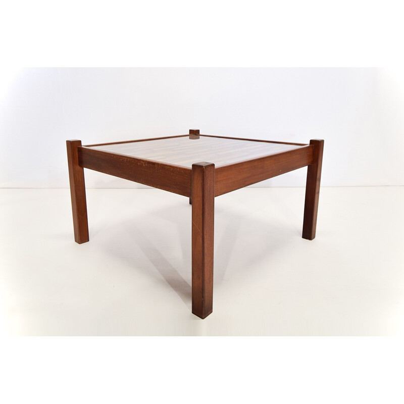 Lafer Brazil jacaranda wooden coffee table, Percival LAFER - 1960s