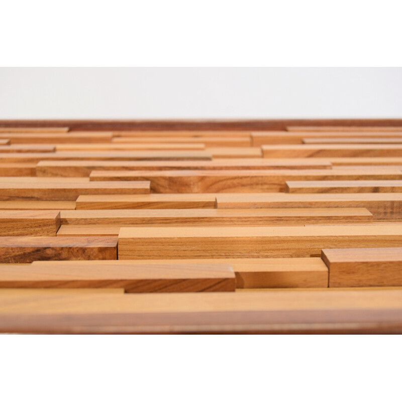 Lafer Brazil jacaranda wooden coffee table, Percival LAFER - 1960s
