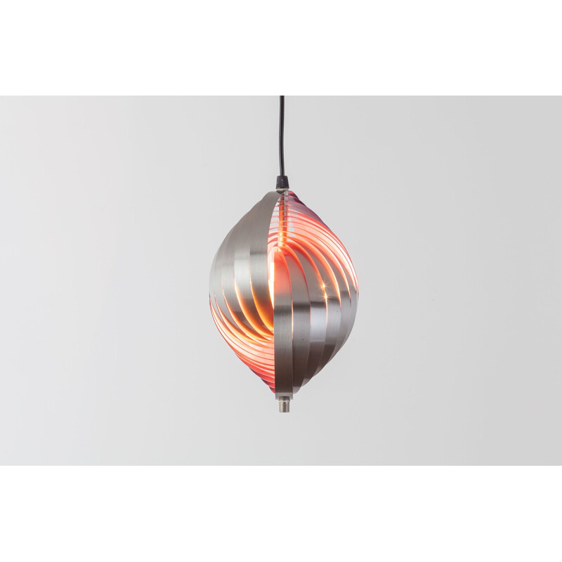 Colored Twirling Pendant By Henri Mathieu