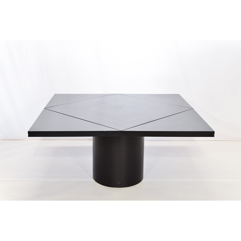 "Quadrondo" ash dining table, Erwin NAGEL - 1980s