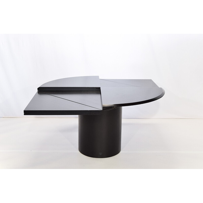 "Quadrondo" ash dining table, Erwin NAGEL - 1980s