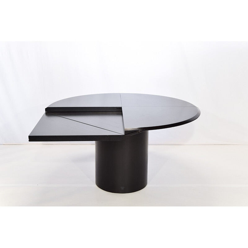 "Quadrondo" ash dining table, Erwin NAGEL - 1980s