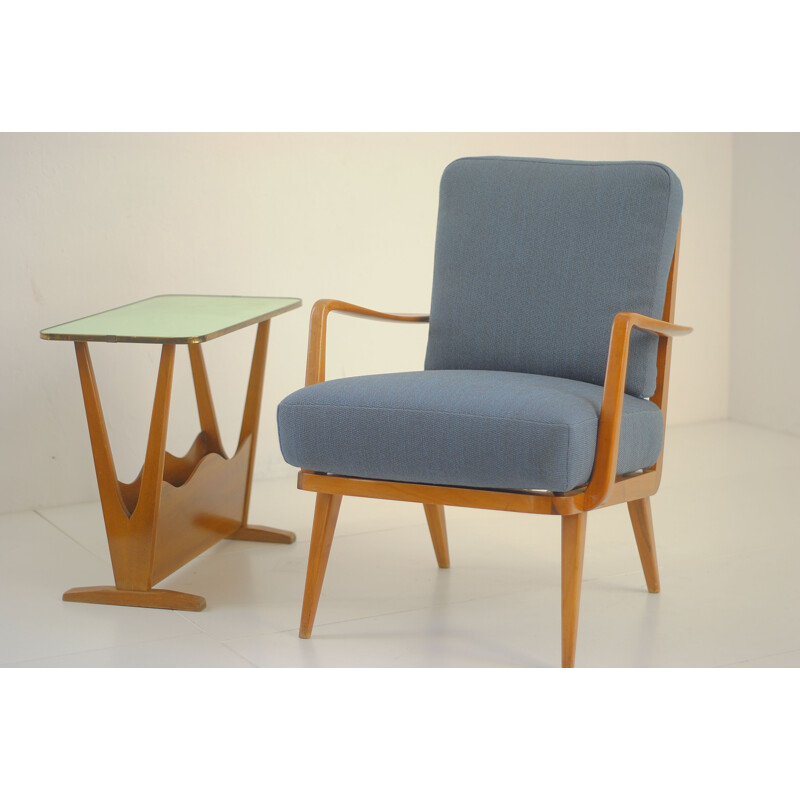  Armchair and table Vintage by Knoll 1960