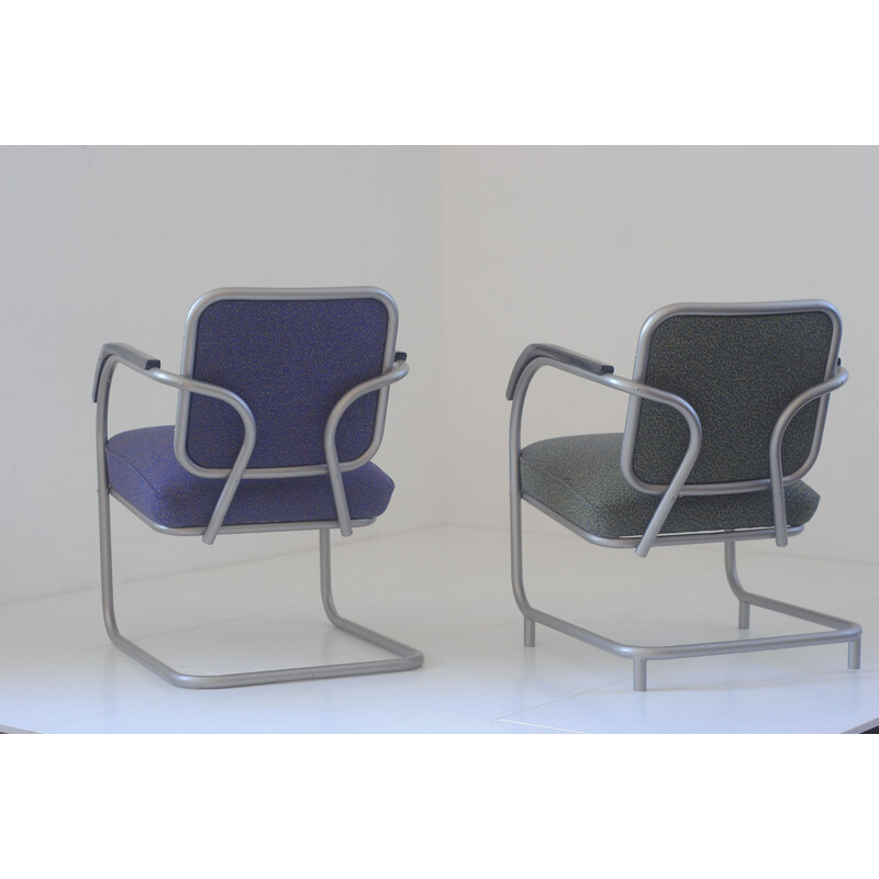 Lot de 2 fauteuils Vintage Bauhaus 1950 