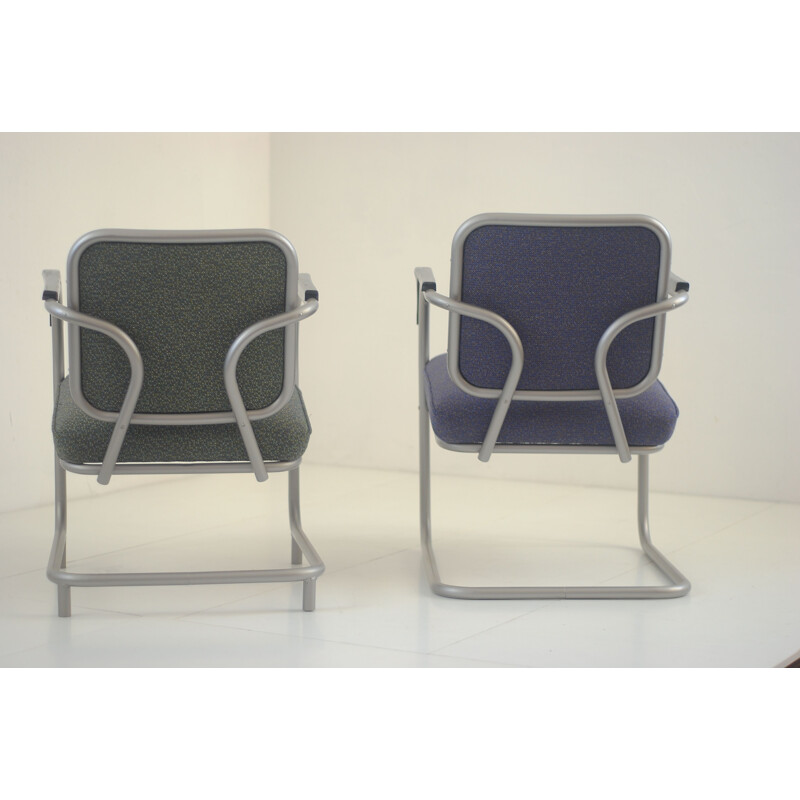 2 Bauhaus Armchairs Vintage 50s 