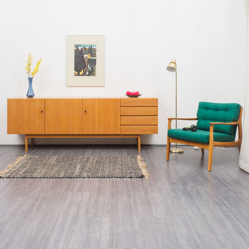 Ashwood sideboard, 220cm 1960s