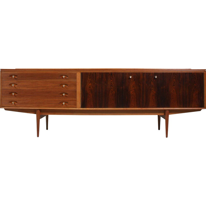 Brass and Rosewood Hamilton Sideboard by Robert Heritage for Archie Shine, 1950s