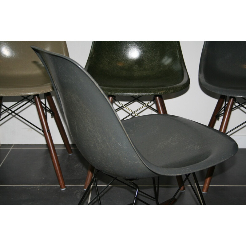 Herman Miller grey rocking chair, Charles & Ray EAMES - 1950s