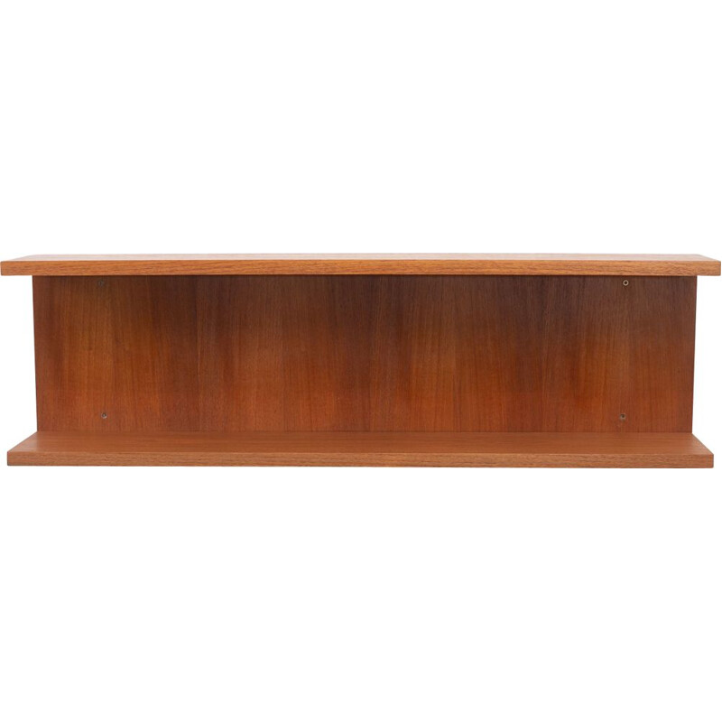 Teak wall shelf 1960s