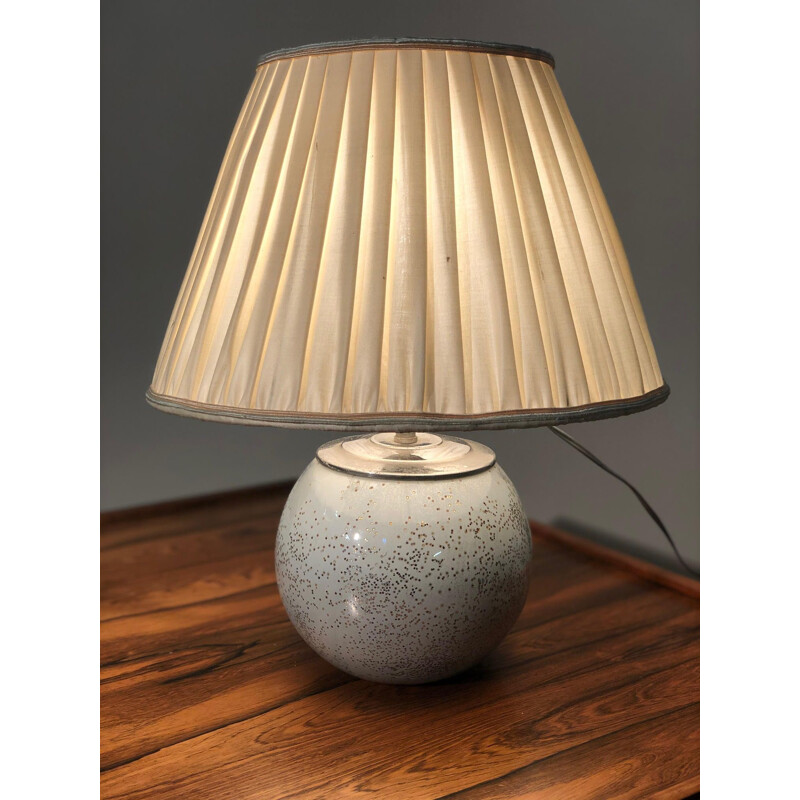 Vintage glass ball lamp 1960-70