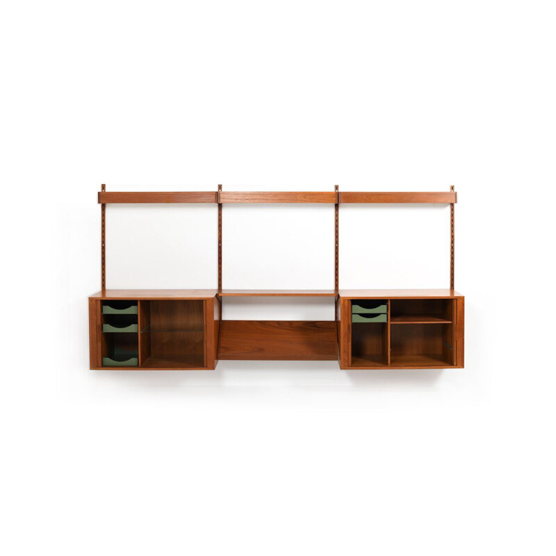 Teak Wall System by Kai Kristiansen for Feldballe Møbelfabrik 1960s